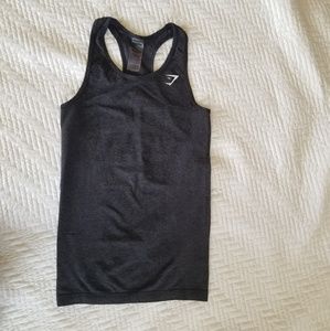 Black semless  gymshark t-shirt vest